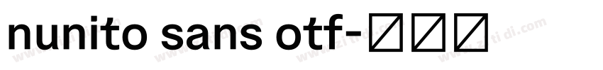 nunito sans otf字体转换 nunito sans otf字体转换